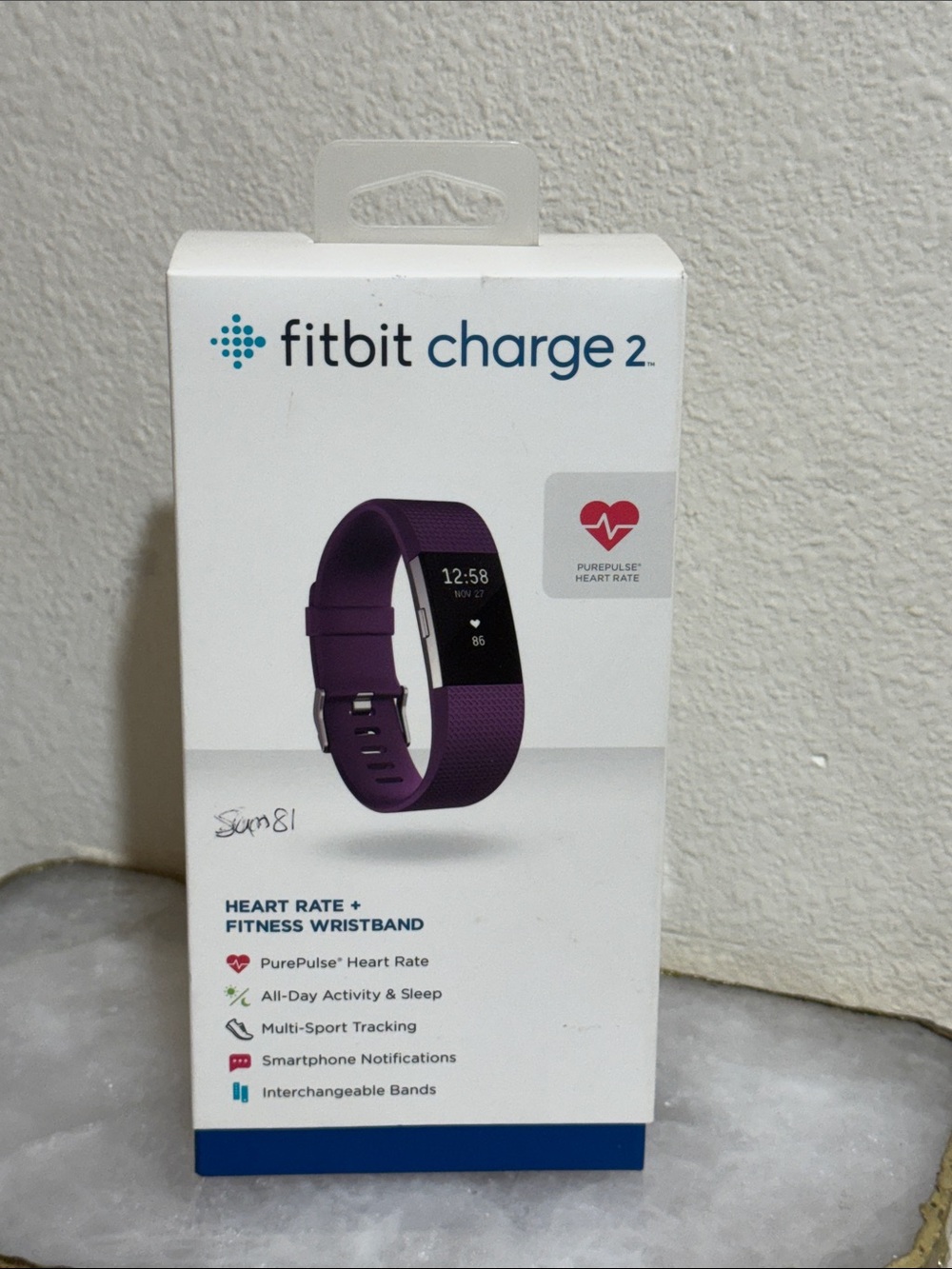 fitbit Charge 2 Fitness Wristband - Purple